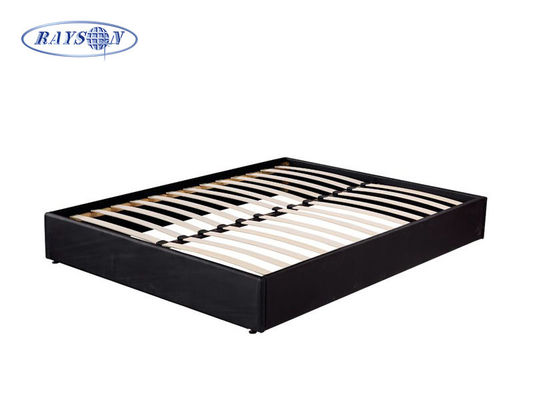 Kundenspezifisches schwarzes Sperrholz-reißen Lattenbett-Basis Bett-Rahmen ab