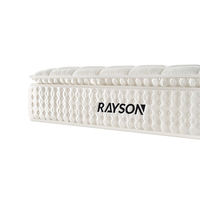 6 Sterne Hotel Plush Queen King Größe Taschenfedermatratze Gel Speicher Latex Zonierte Taschenfedermaschine Matratze